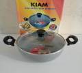 KIAM Non Stick Korai With Glass Lid 22CM. 