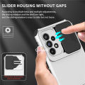 Quiberk for Samsung Galaxy A52/a52s 5G vocabulary case slide camera cover leg hard shockproof armor back casing.