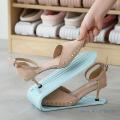 1pcs Durable Adjustable Shoe Organizer Footwear Support Slot Space Saving Cabinet Closet Stand Shoes Storage Rack Shoebox. 