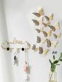 3D Butterfly Wall Stickers, Pack of 12, for Home Decor, Various Sizes.
