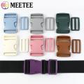 5Sets 38mm Quick Release Buckles For Backpack Webbing Strap Plastic Ring Clasp Dog Collar Belt Tri-Glide Slider DIY Accessories. 