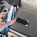 Magnetic Car Phone Holder Mount Mini Strip Cell Phone Stand Universal Paste Holder Multi-Functional Cellphone Dashboard Holder N50 Magnet Mount Strip Top Quality with 2 Units Metal Sheets.