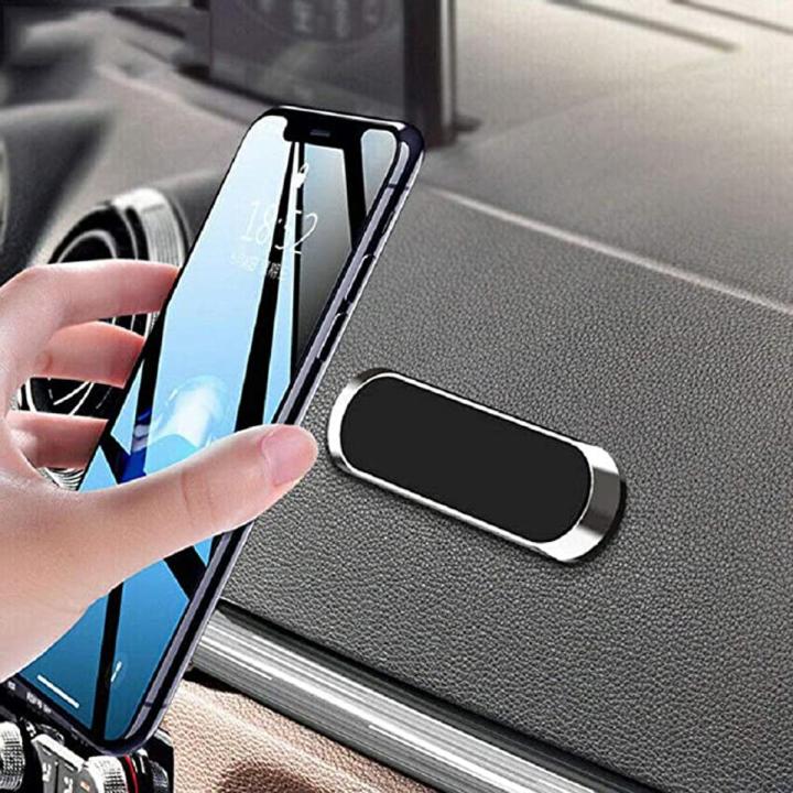 Magnetic Car Phone Holder Mount Mini Strip Cell Phone Stand Universal Paste  Holder Multi-Functional Cellphone Dashboard Holder N50 Magnet Mount Strip 