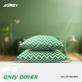 Cushion Cover, Green & White, (18″x18″), Only Cover, Buy 1 Get 1 Free. 