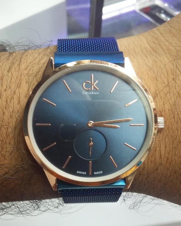 Magnet Blue Stainless Steel Analog Watch For -Men