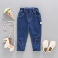 Jeans Girl Cartoon Pattern Boy Girls Jeans Pants Spring Autumn Jeans Boys Casual Style Clothes For Girls. 