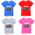 Fortnite children's short-sleeved T-shirt cartoon printing baby boy and girl Summer comfortable shirt clothes casual T-shirt. 