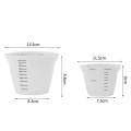 Reusable Silicone Measuring Cup Nonstick Mixing Cup for Acrylic Paint Pouring Cups Epoxy Resin, Casting Molds, Jewelry Making DIY Art Craft - 250ML.