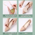 Non-slip Shoe Pads Women Sandals High Heels Seven-point Insoles Plantar Fasciitis Insole for Shoes Leather Latex Shoe Sole 1Pair.