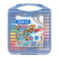 Doms Oil Pastel Set 25 Vibrant Shades for Art, Sketching, and Highlighting.