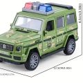 Toy Car Inertia Drop Resistant Openable Door Police Car Fire Truck Model Off-road Small Car.