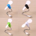 (New) mini snake fan silent soft leaf fan computer USB fan bendable freely.
