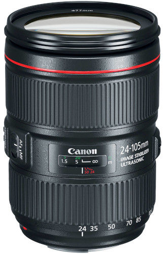 Canon 24-105mm Lens black