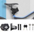 Folding Bike Lock Alloy Steel Strong Lock for Road Bike BMX. 