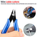 Electrical Component Wire Cable Cutters Cutting Side Snips Flush Pliers Nipper Anti-slip Rubber Mini Diagonal Pliers Hand Tools. 
