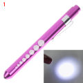 LED Flashlight Work Light First Aid Pen Light Torch Lamp Pupil Gauge Measurement.