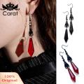 Carat Dangle Earrings Drop-resistant Long Pendant Hook Earrings. 