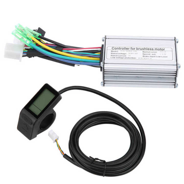 Controller 36V/48V 15A Brushless Electric Bike KT LCD4 Display Screen Kit Normal Connector
