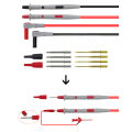 ZOROOM P1503D Multimeter Probes Replaceable Needles Test Leads Kits Probes For Digital Multimeter Cable Feeler For Multimeter Wire Tips.