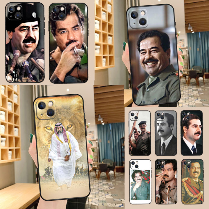 Saddam Hussein Phone Case For iPhone 13 12 11 14 15 Pro Max XS X XR 8 7 Plus SE 2020 12 13 Mini Back Cover