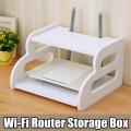 Wifi Router Stand Shelf Double Layer Wall Mounted. 