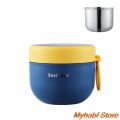 600ml Insulated Soup Cup with Spoon Stainless Steel Lunch Box Sealed Breadfast Oatmeal Cup Thermo Food Container Bowl Portable.