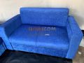 Velvet Sofa Blue (2 Seater). 