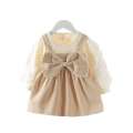 Girl's New One Year Old Girl Fashionable Children's Princess Dress Baby Clothes Autumn.