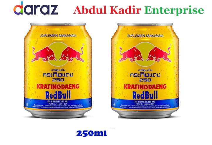 Energy_Drink Red_Bull 250Ml Thailand 2Pice