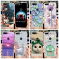 For Huawei Y7 Prime 2018 Case Luxury Painted Back Cover Clear Silicone Soft Fundas Phone Cases For Huawei Y7 Pro 2018 Back Cover.