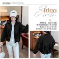 Jacket 2024 Spring Fashionable New Trendy Loose Collar Long Sleeve Jacket Korean Style Slimming Women's Retro polo.