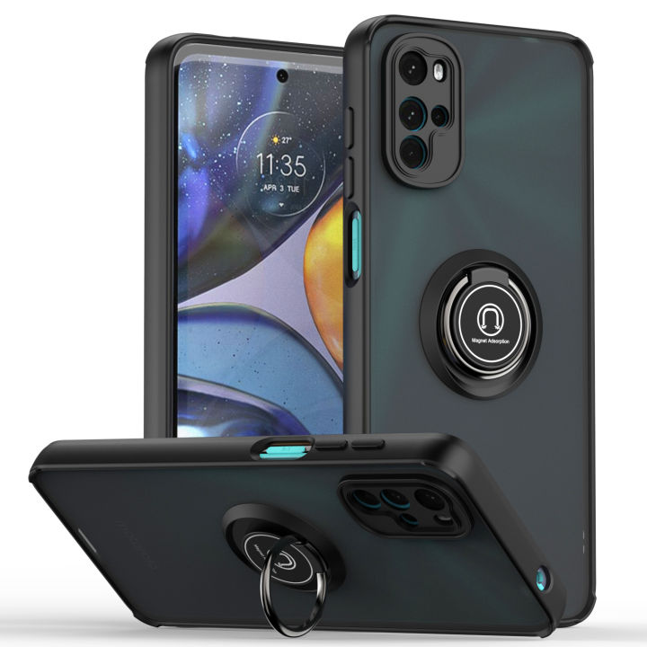 Phone%20Case%20For%20Motorola%20Moto%20G22%20Shockproof%20Rugged%20Protection%20Anti%20Fall%20Multifunction%20Magnetic%20with%20Ring%20Bracket%20Cover%20-%20Image%202