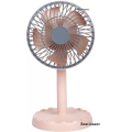 Jy Super JY-2218 Professional Rechargeable Portable Mini Table Fan Strong Wind Left to Right Oscillating Angle 45 Degrees - AC/DC. 