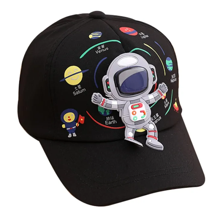 Baby%20Boy%20Girl%20Baseball%20Cap%20Astronaut%20Sports%20Hat%20for%20Toddler%20Kids%20Novel%20Fancy%20Space%20Headwear%20Adjustable%201-5%20Years%20-%20Image%204