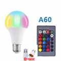 Smart Led RGB (Remote Control) 10W Bulb Dimming Alexa Lights E27 Aluminum. 