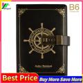 【Fashion】Vint-age Journal Diary with Lock B6 PU Retro Notebook 3-Digit Combination Private Journal Line Pages Writing Gift for Boy.