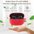 For Xiaomi Redmi Buds 3 Lite Silicone Earphone Protective Case with Hook. 