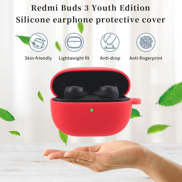 For%20Xiaomi%20Redmi%20Buds%203%20Lite%20Silicone%20Earphone%20Protective%20Case%20with%20Hook%20-%20Image%206