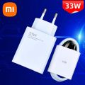 33W Xiaomi Charger Original Turbo Charge Power Adapter Fast Charging Type C Cable For Redmi Note 13 12S 12 11S 10 Poco M5S X5. 