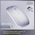 Power Display Anti Slip Smooth Roller Type C Charging Port Rgb Wireless Mouse - Convenient And Stylish  Mouse. 