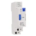 220V 7 Minutes Mechanical Timer 18mm Single Module Din Rail Staircase Timer Time Switch Instruments. 