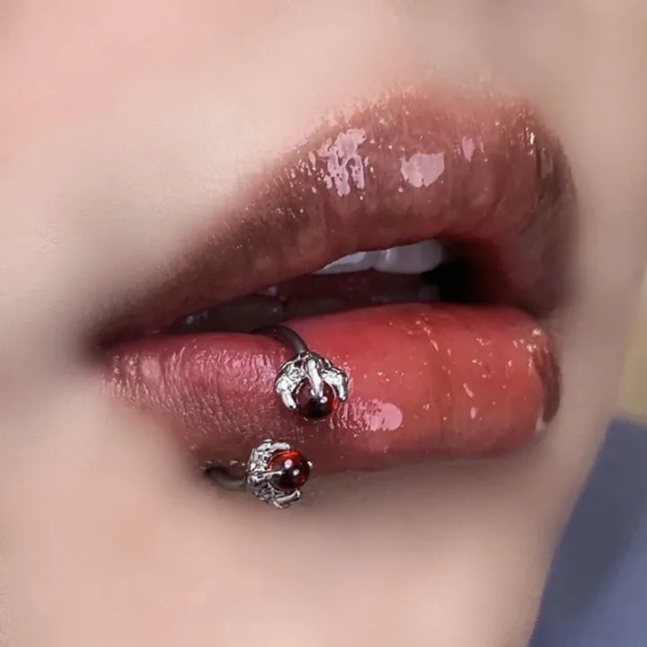1PC%20Lip%20Piercing%20Lip%20Ring%20Dragon's%20Claw%20Stone%20Titanium%20Steel%20C%20Shape%20Helix%20Earring%20Septum%20Piercing%20Labial%20Ring%20Body%20Jewelry%20Mystic%20-%20Image%205