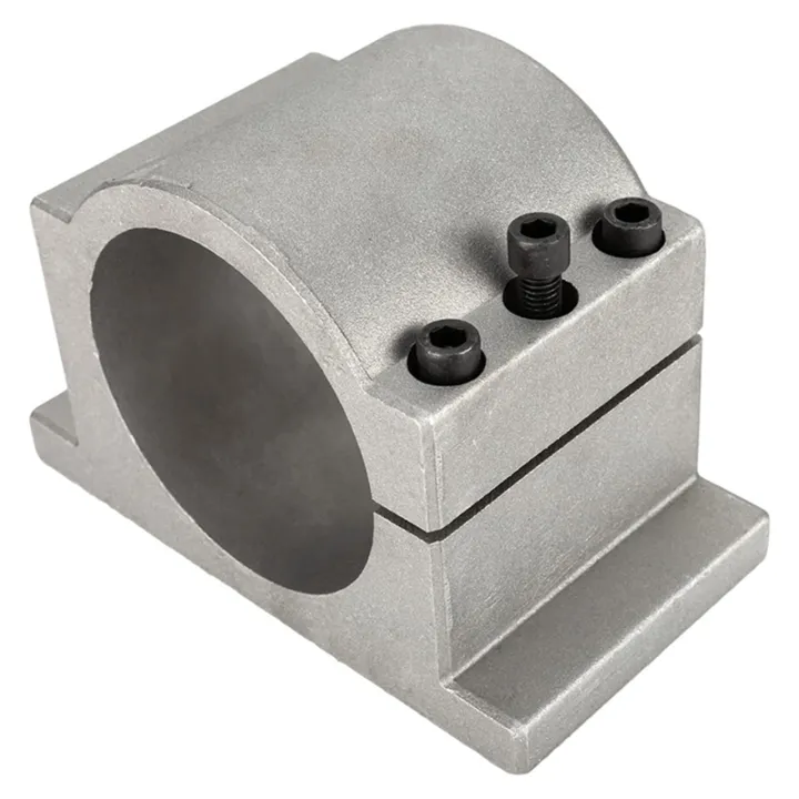 Spindle Motor Clamp Mount Bracket – 45-65mm Aluminum Alloy Holder For High-Speed Router Engraving & Milling Spindles (40-80mm Diameter)