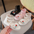 Kids roman shoes girls sandals summer 2023 new fashion princess shoes middle big kids little girls school shoes.