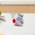 Mini Dragon Figurine Car Dashboard Decoration for Centerpiece Desk Bookshelf.