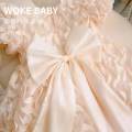 2026 new girl baby round neck dress children flowers cotton skirt 0-5 Years. 