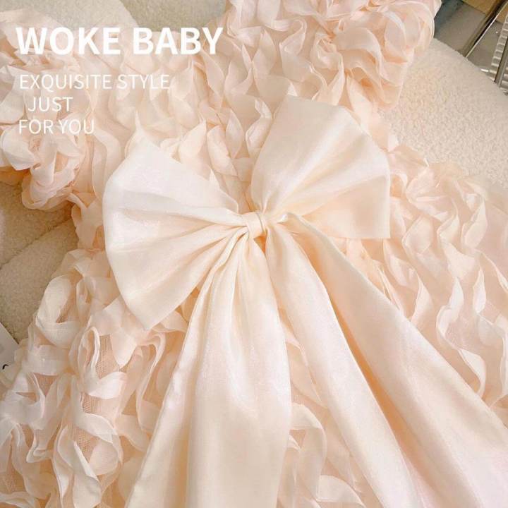 2026%20new%20girl%20baby%20round%20neck%20dress%20children%20flowers%20cotton%20skirt%200-5%20Years%20-%20Image%209