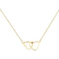 Love Interlocking Necklace 2023 New Women's Clavicle Chain Women's Light Luxury Niche Design Sense Simple Temperament Clavicle Chain.