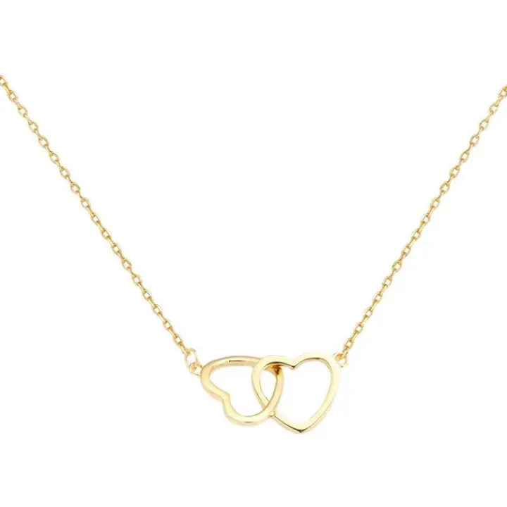 Love%20Interlocking%20Necklace%202023%20New%20Women's%20Clavicle%20Chain%20Women's%20Light%20Luxury%20Niche%20Design%20Sense%20Simple%20Temperament%20Clavicle%20Chain%20-%20Image%205