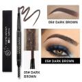 HANDAIYAN Eyebrow Tattoo Pencil Brush Double Ended Microblading Lasting Fine Sketch Tint Liquid Eyebrow Pen -#05-Dark Brow. 